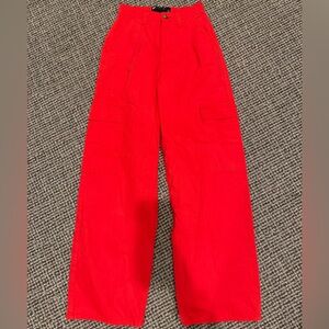 ASOS Red Wide-Leg Pants